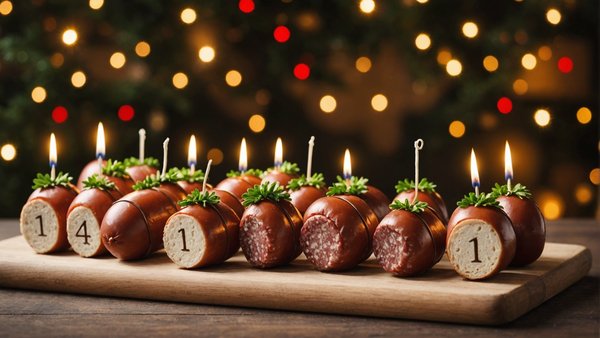 Calendrier avent saucisson: savourez chaque jour de décembre